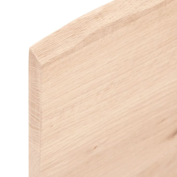 Étagère murale 40x60x2 cm bois de chêne massif non traité – Image 2