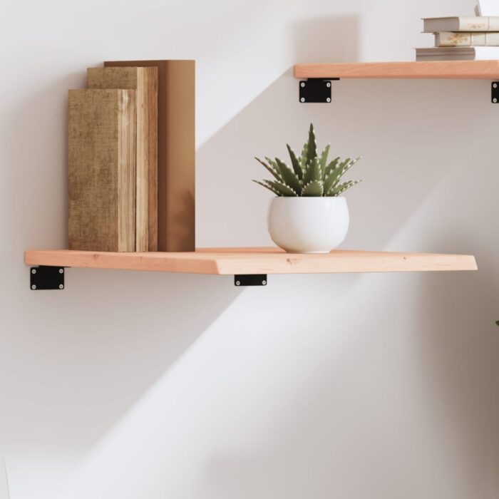 Étagère murale 40x60x2 cm bois de chêne massif non traité – Image 1