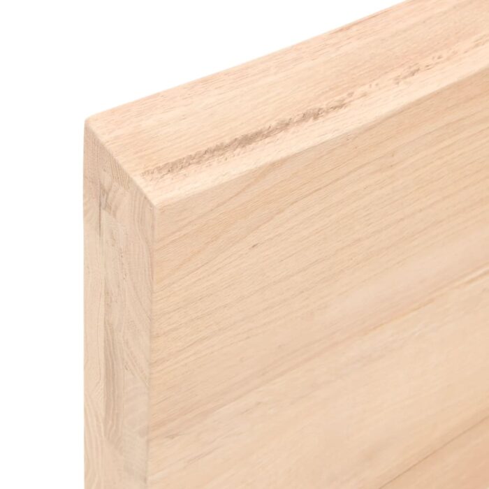 Étagère murale 60x60x(2-6) cm bois de chêne massif non traité – Image 2