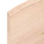 Étagère murale 80x30x2 cm bois de chêne massif non traité – Image 2