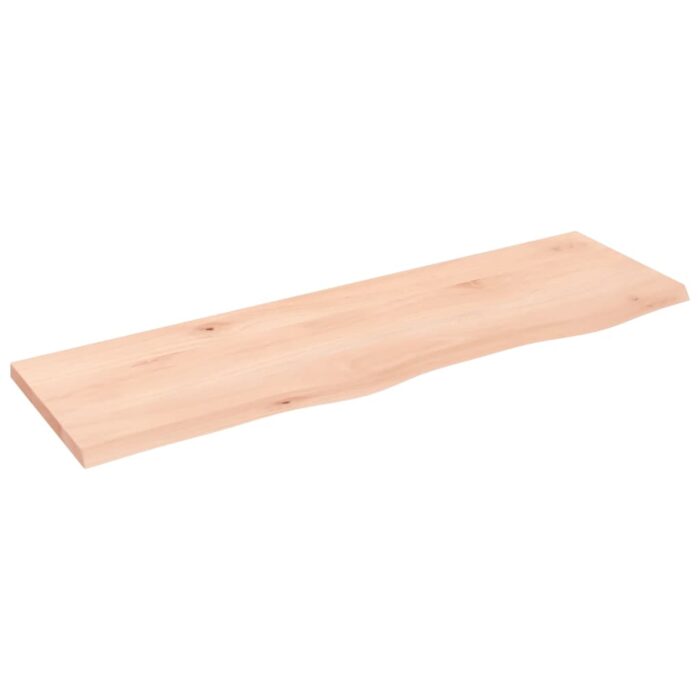 VXL8720845812812_a_en_hd_1.jpg Étagère murale 100x30x2 cm bois de chêne massif non traité – Image 1