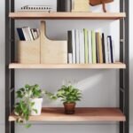 Étagère murale 100x40x(2-4) cm bois de chêne massif non traité