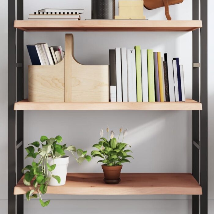 VXL8720845812850_m_en_hd_1.jpg Étagère murale 100x40x(2-4) cm bois de chêne massif non traité – Image 1