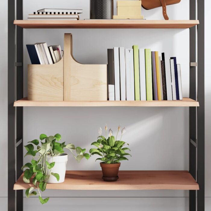 VXL8720845812874_m_en_hd_1.jpg Étagère murale 100x50x2 cm bois de chêne massif non traité – Image 1