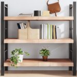 Étagère murale 120x50x(2-6) cm bois de chêne massif non traité