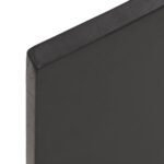 Étagère murale marron foncé 40x30x2 cm bois chêne massif traité – Image 2