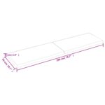 Étagère murale marron foncé bois chêne massif traité – Image 8