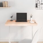 Dessus de table bois massif non traité bordure assortie