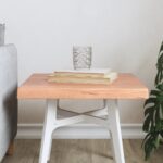Dessus de table bois massif traité bordure assortie