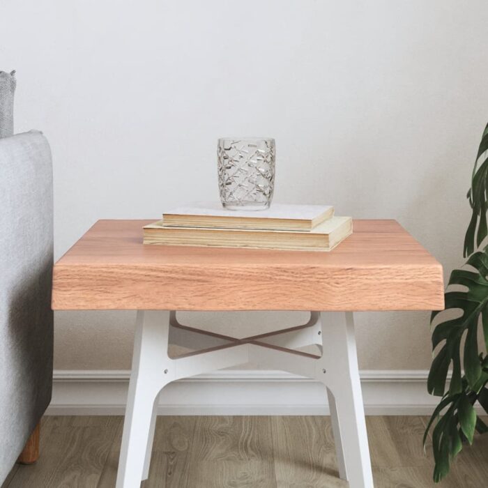 Dessus de table bois massif traité bordure assortie – Image 1