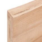 Dessus de table bois massif traité bordure assortie – Image 5
