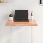 Dessus de table bois massif traité bordure assortie – Image 7