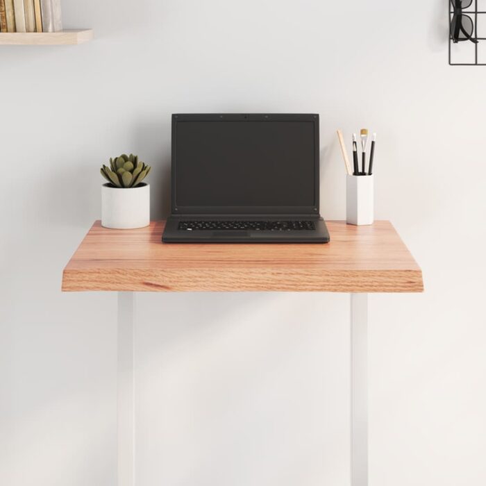 Dessus de table bois massif traité bordure assortie – Image 7