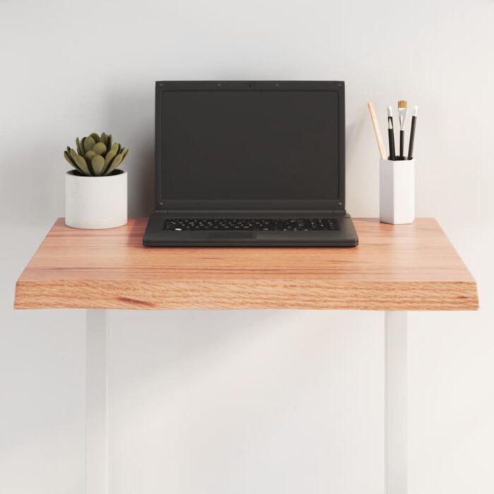 Dessus de table bois massif traité bordure assortie – Image 1