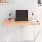 Dessus de table bois massif traité bordure assortie