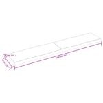 Dessus de table bois massif traité bordure assortie – Image 8