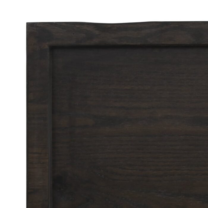 Dessus de table bois massif traité bordure assortie – Image 4