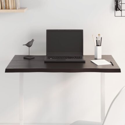 Dessus de table bois chêne massif traité bordure assortie