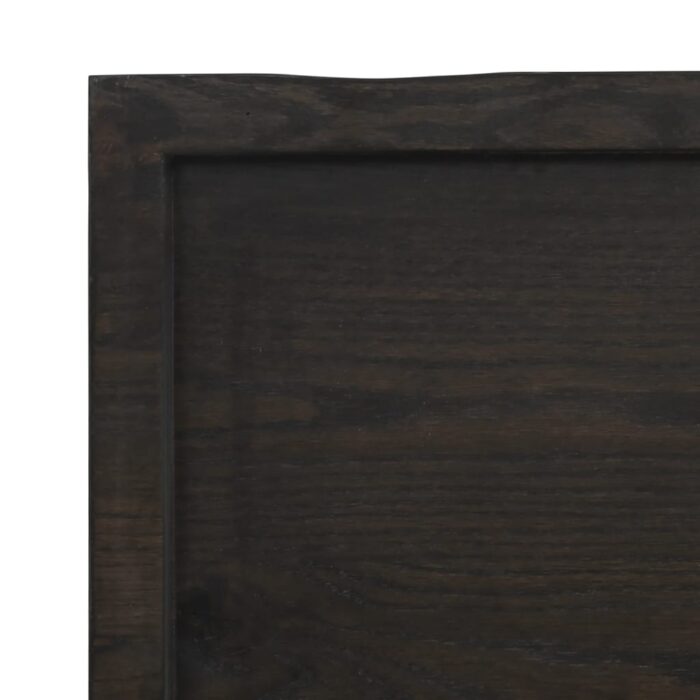 Dessus de table bois massif traité bordure assortie – Image 4