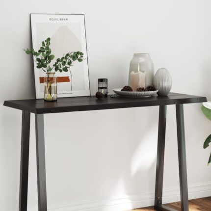 Dessus de table bois massif traité bordure assortie