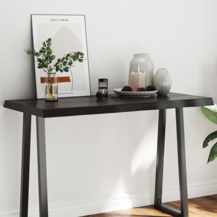 Dessus de table bois massif traité bordure assortie