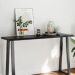 Dessus de table bois massif traité bordure assortie
