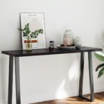 Dessus de table bois massif traité bordure assortie