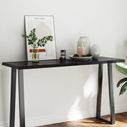 Dessus de table bois massif traité bordure assortie