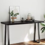 Dessus de table bois massif traité bordure assortie