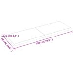 Dessus de table bois massif traité bordure assortie – Image 7