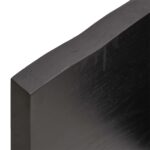 Dessus de table bois massif traité bordure assortie – Image 3