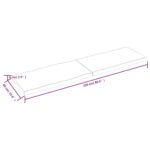 Dessus de table bois massif traité bordure assortie – Image 7