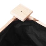 Jardinière avec doublure 71x37x76 cm bois massif de sapin – Image 4