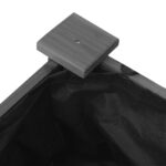 Jardinière avec doublure gris 71x37x76 cm bois massif de sapin – Image 4