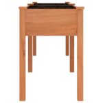 Jardinière avec doublure marron 203x53x76 cm bois massif sapin – Image 3