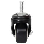 Roues pour jardinière 4 pcs noir 8x3,5x8 cm fer – Image 4