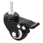 Roues pour jardinière 4 pcs noir 8x3,5x8 cm fer – Image 5
