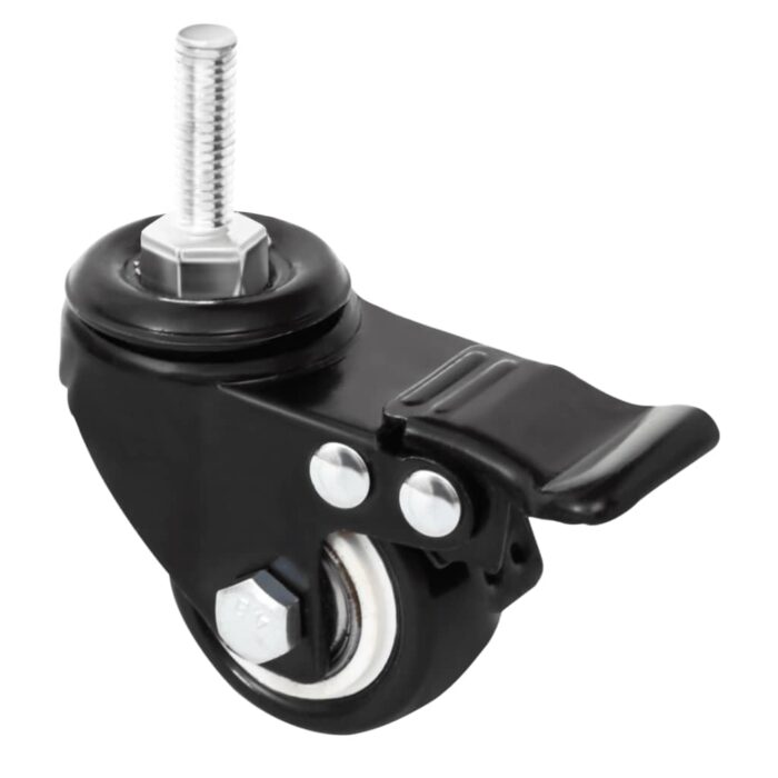Roues pour jardinière 4 pcs noir 8x3,5x8 cm fer – Image 5