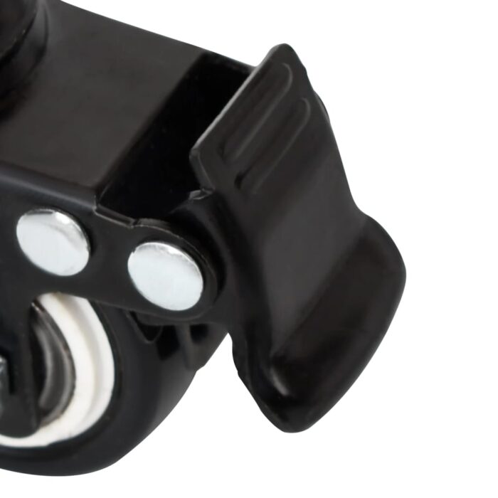 Roues pour jardinière 4 pcs noir 8x3,5x8 cm fer – Image 9