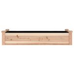 Lit surélevé de jardin doublure 120x45x25 cm bois massif sapin – Image 2
