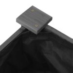 Lit surélevé de jardin doublure 120x45x25 cm bois massif sapin – Image 4