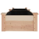 Lit surélevé de jardin doublure 240x45x25 cm bois massif sapin – Image 3