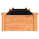 Lit surélevé de jardin doublure 240x45x25 cm bois massif sapin – Image 3