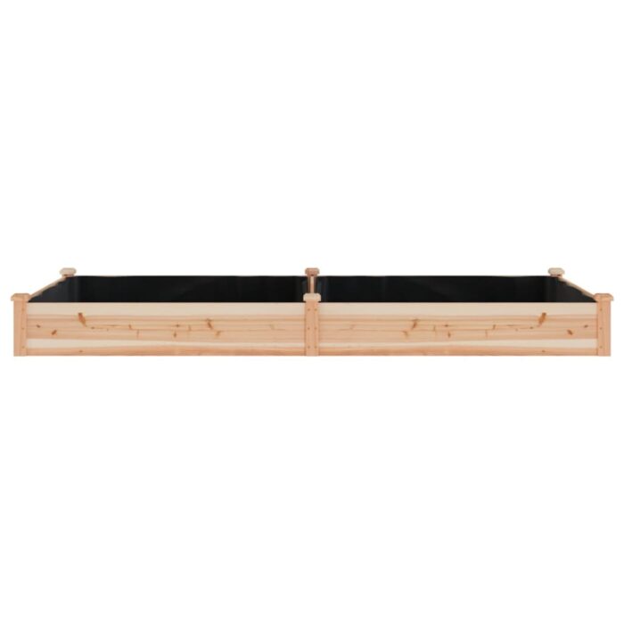 VXL8720845824297_g_en_hd_2.jpg Lit surélevé de jardin doublure 240x120x25 cm bois massif sapin – Image 2
