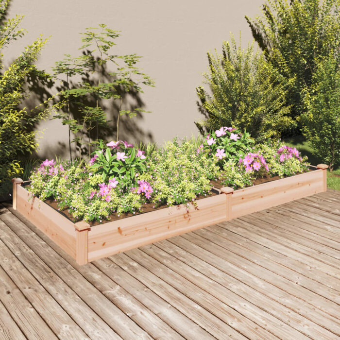 VXL8720845824297_m_en_hd_1.jpg Lit surélevé de jardin doublure 240x120x25 cm bois massif sapin – Image 1