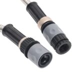 Tuyau d'arrosage buse de pulvérisation argenté 0,6" 30 m inox – Image 4