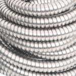 Tuyau d'arrosage buse de pulvérisation argenté 0,6" 30 m inox – Image 5
