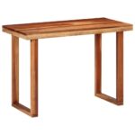 Table à dîner 110x50x76 cm Bois d'acacia solide – Image 10