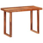 Table à dîner 110x50x76 cm Bois d'acacia solide – Image 8
