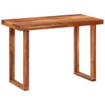 Table à dîner 110x50x76 cm Bois d'acacia solide – Image 9